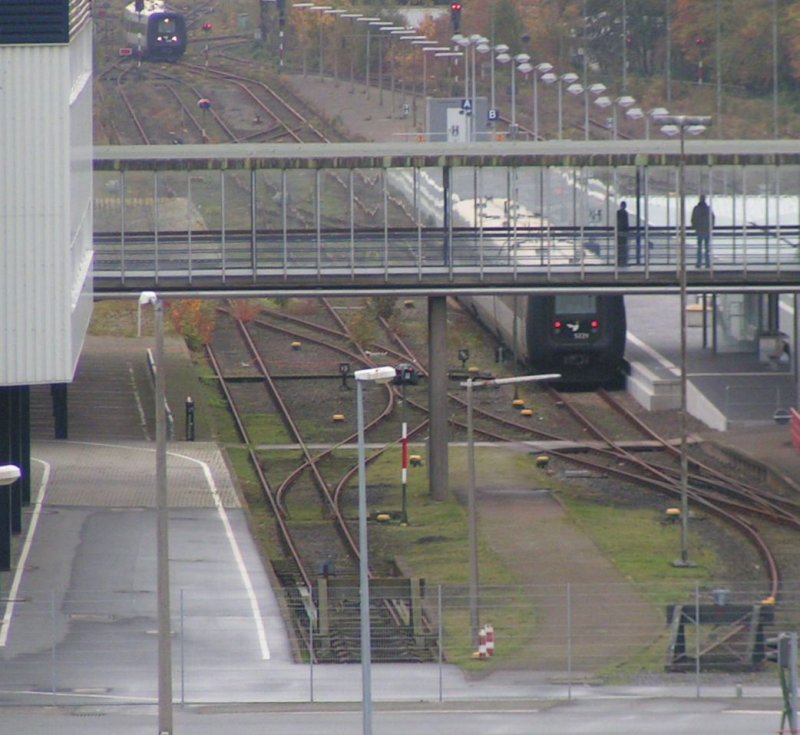 Puttgarden ranks at the ferry port on 18.10.2008, a Danish