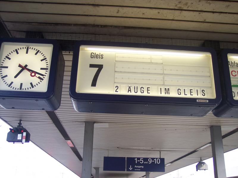 was sind denn ��ge?Mannheim HBF am 11.6.2005 