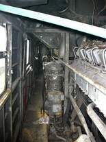 Blick durch den Innenraum der 118 578 am 13.10.2012 in Weimar