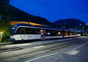   Nachtruhe für den  MVR SURF 7505  Blonay-Chamby   bzw.