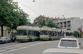 Bern SVB Tramlinie 3 (ACMV/DUEWAG/ABB-Be 4/8 732 / 731, Bj.