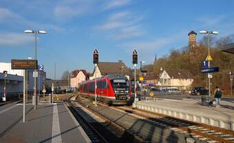Und so sah die gleiche Stelle in Frankenberg am 18.2.2019 aus.