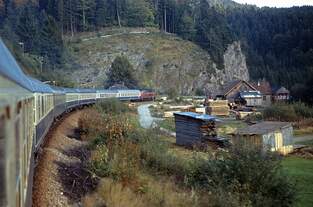 Als man noch die Fenster öffnen konnte (5) :  Schnellzugfeeling  statt  Straßenbahn  im Murgtal.