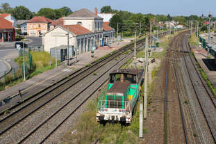 Bahnhof Revigny-sur-Ornain mit Hexafret Y 8195 (11.08.2025)