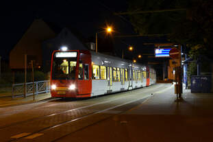 KVB TW 4029  Linie 7, Benzelrath  Frechen, Kirche  23.09.2025