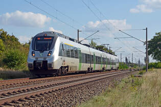 Am 28.09.25 verkehrte auf dem RE13 Leipzig - Magdeburg anstelle eines fnfteiligen bzw.
