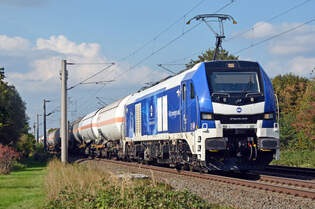 Am 28.09.25 schleppte 159 232 der Infra Leuna den Ammoniakzug aus Piesteritz mit Ziel Grokorbetha durch Greppin Richtung Bitterfeld.