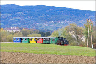 Durchs Stainztal dampft der Flascherlzug am 24.