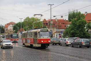 Czechia, Prag  Tramway 8397 on line 5 at Malotranska  7/5/2014