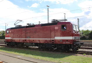 DB 143 250-9 am 30.08.2025 im DB Werk Erfurt.