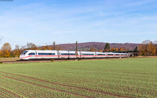 412 026  Zrichsee  als ICE 5 (Frankfurt Hbf - Basel SBB) bei Kollmarsreute 4.11.25