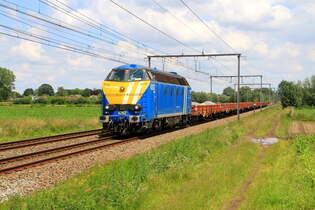Belgin  Lok 6202 von Infrabel, mit ein Werkzug in Lokeren  19/6/2024