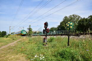 Ein Zug und du bist Tod.