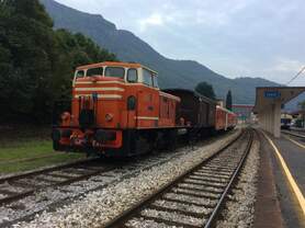 Trenord ex FNM ex SNFT CNe 517 +  Treno dei Sapori  @ Iseo (Italien, BS) - 11/2015