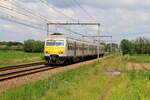 Belgium, SNCB  EMU 366 in Lokeren  19/6/2024 