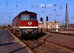 DR-Diesellok 132 544 am 16.09.1991 im Hbf.