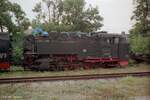 Lok 99 1760-0 [BMAG 10151/1929] steht am 03.09.2005 abgestellt im Bw Zittau der SOEG