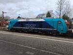 245 204-3 am 28.03.2026 in Niebüll dahinter zu sehen ein Autozug