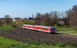 628 467 und 628 445 als RE 12012 (Karlsruhe Hbf - Neustadt(W) Hbf) bei Edenkoben 7.4.26
