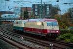 DB 111 001-4 & DB 101 001-6  Rheingold  in Wuppertal, November 2025.
