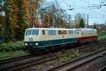 DB 111 001-4 & DB 101 001-6  Rheingold  in Wuppertal, November 2025.