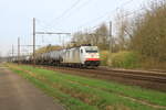 Belgin  Lok 186144 DBC mit Kesselzug in Alt-Hoeselt  20/3/2024