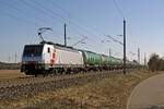 189 210 von akiem f�hrte am 06.03.26 einen GBX-Kesselwagenzug durch Wittenberg-Labetz Richtung Dessau.