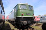 DB Museum E 50 091 (91 80 6150 091-7 D-DB) am 06.04.2026 im DB Museum Koblenz.