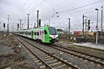 S-Bahn Zug 3427017 f�hrt hier am 21.2.2026 um 10.02 Uhr aus Richtung Westen kommend in den Dortmunder HBF ein.
