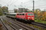 DB 111 191  Miete oder kaufe mich  mit Fuballsonderzug (Kln-Dortmund) in Wuppertal, Oktober 2025.