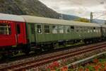 DB Personenwagen in Oberwesel am Rhein, Oktober 2025.