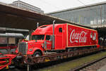 Der Coca Cola-Weihnachtstruck in Heidelberg Hbf (06.12.2025)