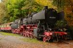 DB 053 075-8 im Eisenbahnmuseum Bochum Dahlhausen, Oktober 2025.