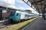 HENGELO (Provinz Overijssel), 19.06.2024, ET 4.02 der Eurobahn als RB61 im Zielbahnhof Hengelo; fhrt nach kurzem Aufenthalt als RB61 zurck nach Bielefeld Hbf