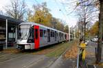 Rheinbahn Tw 4302  Linie U79, D-Universitt Ost  Dsseldorf, Klemensplatz  05.11.2025