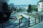 SSB Stuttgart__Von der Straenbahn zur Stadtbahn__Bis 1987 muten die GT4-Zge gen Degerloch die engen und steilen Bopser-Kurven (32m und 36m Radien) bezwingen.