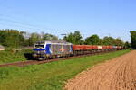 Deutschland   Lok 248 002 von RPRS zieht einem Alt Schotterzug in Broicherseite   29/4/2026