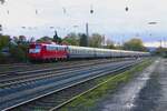 Nostalgiezugreisen Sonderzug mit TRI 110 198-9 am 25.10.25 in Kahl am Main 