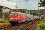 DB 101 139-4 mit IC2 Dostos & DB 147 566 in Wuppertal, September 2025.