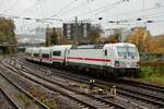 DB 193 440 Vectron  for passenger transport  mit dem neuem ICE-L Talgo 1148 mit der ersten Probefahrt mit Fahrgsten & am Schluss des Zuges DB 193 448 in Wuppertal, am 01.11.2025.