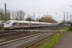 DB Fernverkehr ICE4 412 xxx-x am 08.11.25 in Kahl am Main