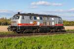 216 014 der Mindener Kreisbahn GmbH. Dieses Gitter verschandelt meiner Meinung nach die schöne Lok. Nicht schön.