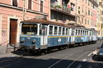 Italia, Roma, ACOTRAL  Train 425+069+xxx at via Giolitti near the Roma terminus of the line  20/7/2006