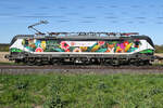370 039 cargounit / bahnoperator f�hrt Richtung Magdeburg.