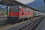 SBB 11153 ist mit ein RB aus Domodossola in Brig eingetroffen am 14 September 2010.