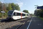 GOTTMADINGEN (Landkreis Konstanz), 19.09.2024, 787-7 als S62 der Bodensee-S-Bahn nach Schaffhausen bei der Einfahrt in den Bahnhof Gottmadingen