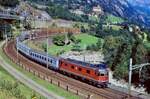 SBB Re6/6 11613, Wassen, IC253, 08.09.2000.
