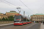 Czechia, Prag   Tramway 9274 at Manesuv Most  6/5/2014