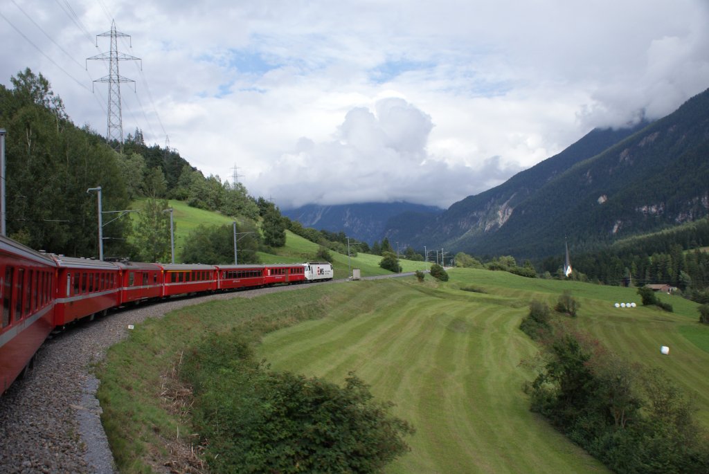  Rhb 643 unterwegs zur St.-Moritz
