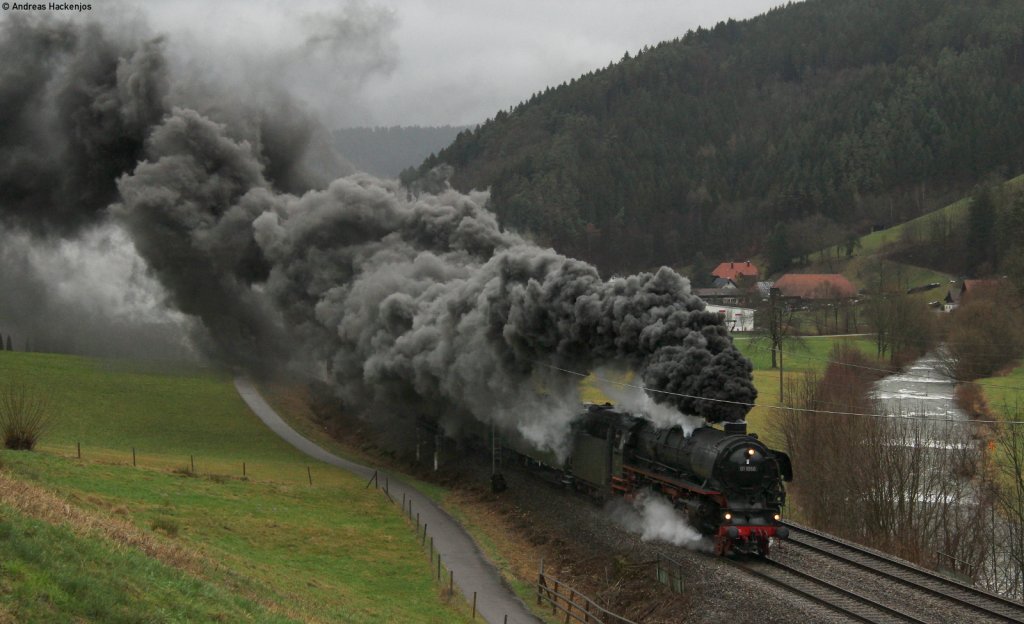 01 1066 und 64 419 mit dem DPE 32844 (Hausach-Singen (Htw) bei Gutach 7.1.12